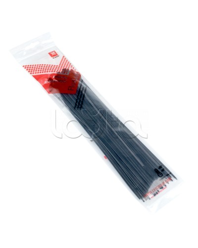 Хомут P6.6 стандартный (ч), 3.6x250 (50шт) FlexLock PROxima EKF (plc-fl-ctsb-3.6x250-r) в Петропавловске-Камчатском Стяжки-хомуты Pintop.ru