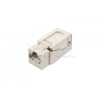 Модуль Keystone Jack RJ-45 категория 5e самозажимной полный экран NIKOMAX (NMC-KJSD2-NT-MT)