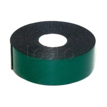 Скотч двухсторонний, зеленого цвета на черной основе, 25мм, 5метров REXANT 09-6125
