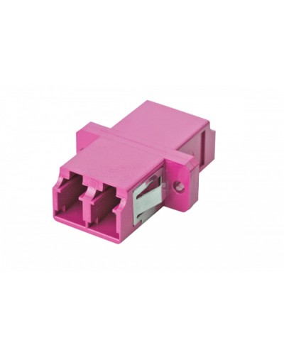 Адаптер OM4, LC дуплекс, с фланцами, пурпурный Eurolan (36A-40-2L-02MG) в Петропавловске-Камчатском Проходные адаптеры Pintop.ru