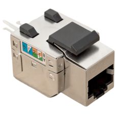 Модуль Keystone Jack RJ-45(8P8C), FTP экранированный, CAT 6, тип 90 градусов REXANT PRO 02-0272