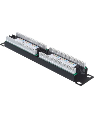 Панель коммутационная 10, 1U, 12 портов UTP, RJ-45, CAT 5e REXANT 04-0025 в Петропавловске-Камчатском Патч панель Pintop.ru