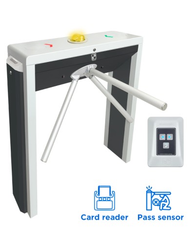 CARDDEX Комплект тумбового турникета со встроенным картоприемником STL-03KEC в Петропавловске-Камчатском Турникеты Pintop.ru