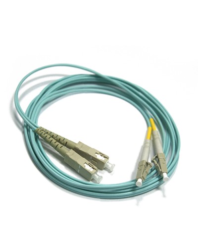 Шнур оптический LC-SC, duplex, 50/125, OM3, LSZH, 3 м LANMASTER LAN-2LC-2SC/OM3-3.0 в Петропавловске-Камчатском Патч-корды оптические Pintop.ru