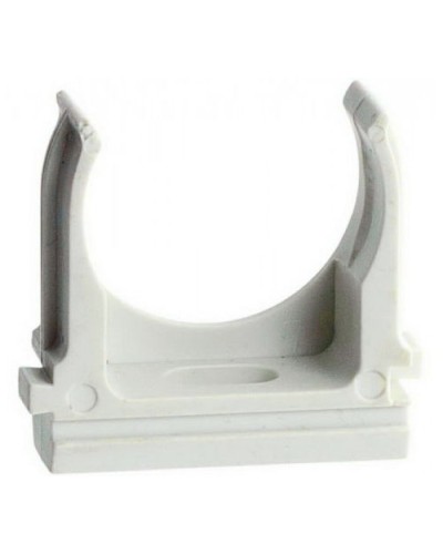 Держатель (клипса) для гофрированной или жесткой гладкой трубы D25 мм (10 шт/уп) Экопласт 41725-10 в Петропавловске-Камчатском Держатели, клипсы, скобы Pintop.ru