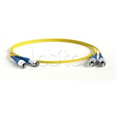 Патч-корд волоконно-оптический Hyperline FC-D2-9-FC/UR-FC/UR-H-5M-LSZH-YL