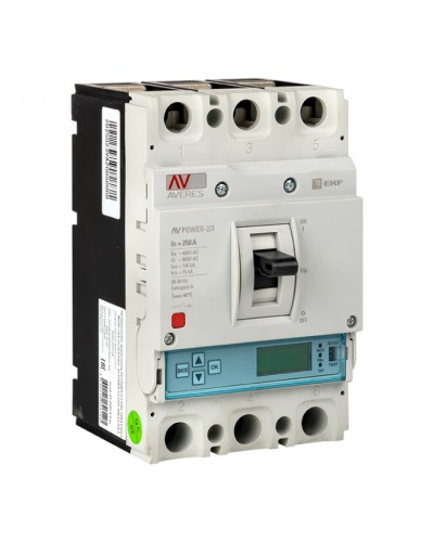 Автоматический выключатель AV POWER-2/3 250А 50kA ETU6.0 EKF (Автоматический выключатель AV POWER-2/3 250А 50k в Петропавловске-Камчатском Электротехническое оборудование Pintop.ru