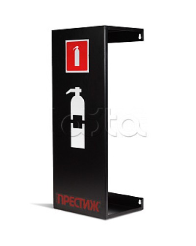 Подставка настенная под огнетушитель ПРЕСТИЖ черная ПОЖТЕХНИКА в Петропавловске-Камчатском Аксессуары для огнетушителей Pintop.ru