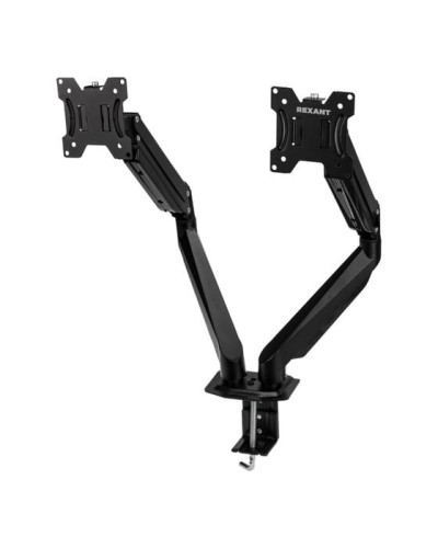 Кронштейн для двух мониторов 13-32, настольный с газлифтом, серия PROFI REXANT 38-0357 в Петропавловске-Камчатском Системы видеонаблюдения Pintop.ru