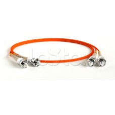 Патч-корд волоконно-оптический Hyperline FC-D2-50-ST/PR-ST/PR-H-3M-LSZH-OR