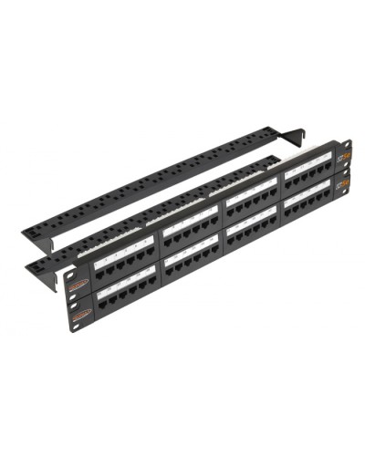 Патч-панель 19, 2U, 48xRJ45 NIKOMAX (NMC-RP48UD2-2U-BK) в Петропавловске-Камчатском Патч панель Pintop.ru