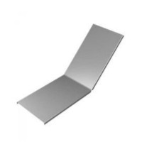 Крышка угла вертикального внутреннего 45° 500х15 (1,0) для лестничного лотка ПожТехКабель (650-844)
