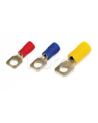 Наконечник с отверстием под винт ф5,2мм, с изолированным фланцем, для сечения провода 2,5-6,0мм2 DKC (2C5P) в Петропавловске-Камчатском Держатели, клипсы, скобы Pintop.ru