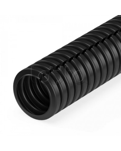 Труба гофрированная ПП безгалогенная (HF) разрезная черная dвн 7,0 мм, dнар 10,0 мм (10м/уп) Промрукав (PR02.0300) в Петропавловске-Камчатском Труба гофрированная Pintop.ru