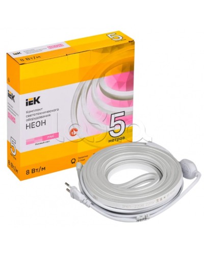 Комплект DIY (2835P120-8-IP65-220В 5м + др.) IEK (LSR5-P-120-65-2-05-S0) в Петропавловске-Камчатском Источники света(Лампы) Pintop.ru