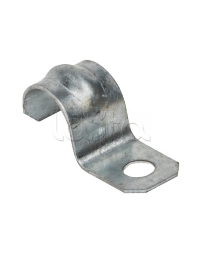 Скоба металлическая однолапковая d16-17 мм (100 шт) EKF PROxima (sm-1-16-17) в Петропавловске-Камчатском Держатели, клипсы, скобы Pintop.ru