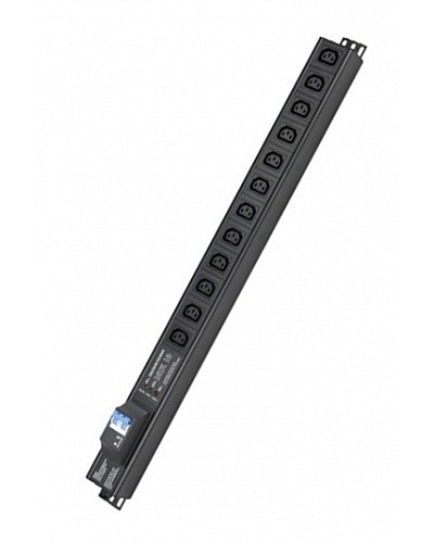 Блок распределения питания вертикальный для 19 шкафов DKC R5VIEC12CBOP в Петропавловске-Камчатском Блоки розеток Pintop.ru