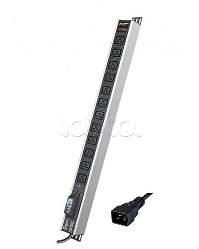 Блок распределения питания вертикальный для 19 шкафов DKC R5V12CBOPCDC19 в Петропавловске-Камчатском Блоки розеток Pintop.ru