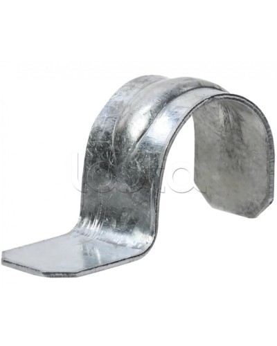 ELASTA Скоба метал. однолап. для монт. пистол. d=25-26мм IEK (ET-MP40D-SO-025-01-100) в Петропавловске-Камчатском Держатели, клипсы, скобы Pintop.ru