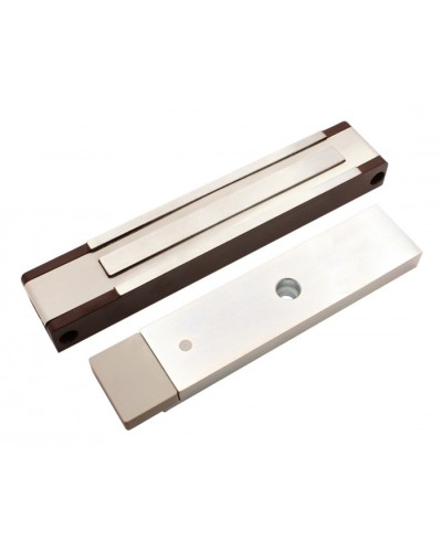 Электромагнитный замок с датчиком состояния двери ALeko ALM-400P (24В коричневый) в Петропавловске-Камчатском Электромагнитные замки Pintop.ru