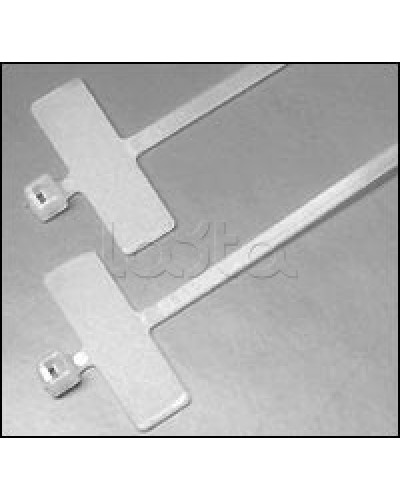 Хомут-стяжка нейлоновый, неоткрывающийся, с площадкой для маркировки 200x2.5 мм Hyperline GTK-200MC (100 шт/уп.) в Петропавловске-Камчатском Стяжки-хомуты Pintop.ru