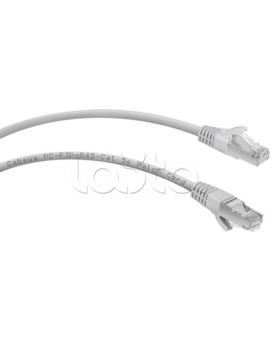 Патч-корд FTP, категория 5e, 0.5 м, экранированный, серый Cabeus PC-FTP-RJ45-Cat.5e-0.5m в Петропавловске-Камчатском Патчкорды (медные) Pintop.ru