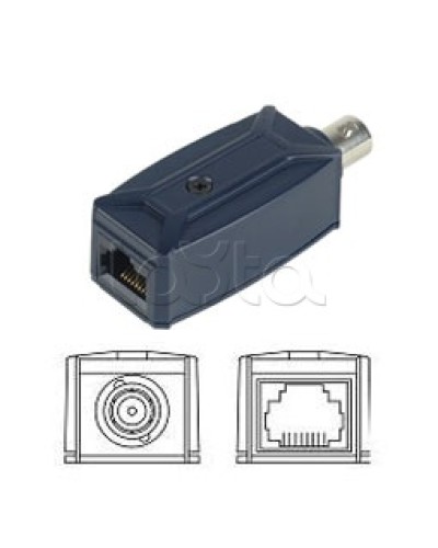 Удлинитель Ethernet, пассивный по коаксиальному кабелю SC&T IP01 в Петропавловске-Камчатском Видеоусилители, Модуляторы, Делители Pintop.ru