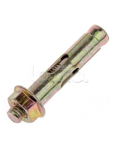 Анкерный болт с гайкой оцинкованный М10/12х100 (10 шт/уп) Промрукав (PR08.2350) в Петропавловске-Камчатском Крепеж Pintop.ru