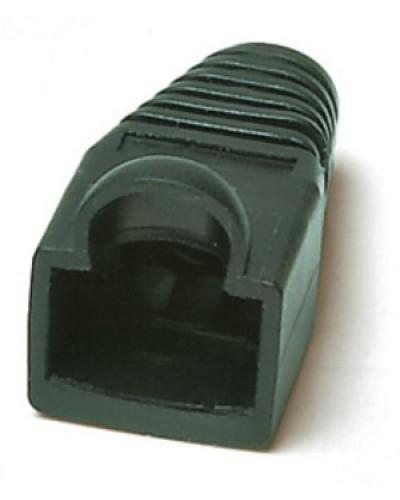 Изолирующий колпачок для разъемов RJ-45, черный (10 шт.) Hyperline BOOT-BK-10 в Петропавловске-Камчатском Коннекторы и разъемы Pintop.ru