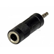 Переходник штекер 3.5мм стерео - гнездо 6.3мм стерео (50шт/уп) REXANT 14-0212