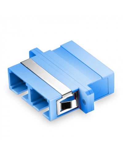 Оптический адаптер OS2, дуплекс SC, с фланцами, синий Eurolan (36A-S2-2S-02BU) в Петропавловске-Камчатском Проходные адаптеры и розетки оптические Pintop.ru