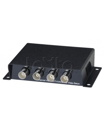 Приемопередатчик пассивный 4-канальный, HDCVI/TVI/AHD, по витой паре SC&T TTP414HD в Петропавловске-Камчатском Видеоусилители, Модуляторы, Делители Pintop.ru