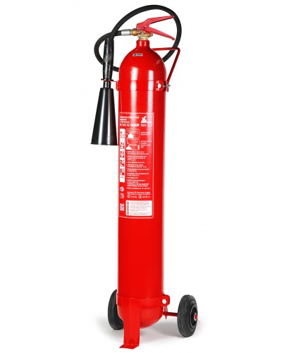 Огнетушитель углекислотный ПОЖТЕХНИКА ОУ-7 ИНЕЙ РФ на шасси (70В, С, Е, до 10 000V) баллон по ГОСТ 949 в Петропавловске-Камчатском Огнетушители Pintop.ru