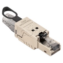Коннектор TERACOM PRO полевой заделки RJ-45 (8P8C) экранированный STP для кабеля Cat.6 EKF (TRP-PLUG-6STP-FST)