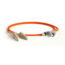 Патч-корд волоконно-оптический Hyperline FC-D2-50-SC/PR-ST/PR-H-20M-LSZH-OR