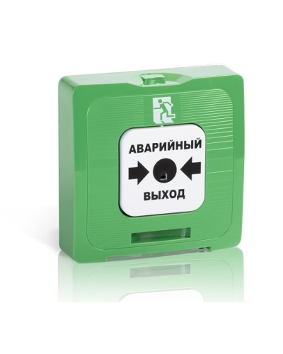 Элемент дистанционного управления Рубеж ИР 513-10 исп.1 Аварийный выход (зеленый) в Петропавловске-Камчатском Извещатели охранные Pintop.ru