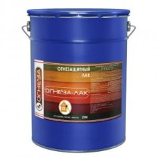 Лак огнезащитный акриловый Огнеза «ОГНЕЗА-ЛАК-ОД» для древесины и материалов изнеё, матовый, бесцветный, ведро 20л. (18 кг.)
