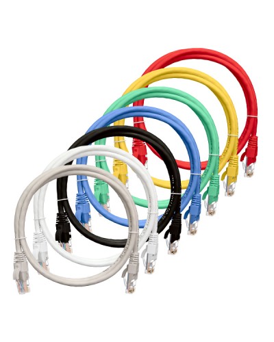 Шнур коммутационный 2хRJ45/8P8C U/UTP кат.5е (NMC-PC4UD55B-075-GY) NIKOMAX (7.5 м) в Петропавловске-Камчатском Патчкорды (медные) Pintop.ru