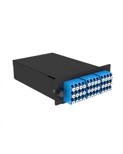 Кассета кроссовая черный Cabeus (FO-9-3x12MPO(m)/А-36xLC/U-A-BK) в Петропавловске-Камчатском Кросс оптический Pintop.ru