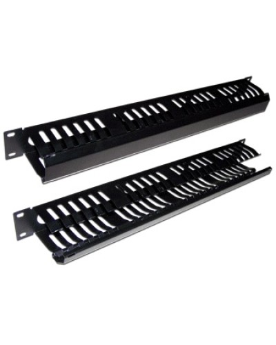 Органайзер кабельный 19 1U c крышкой на 24 порта TWT TWT-ORG/CV24-1U в Петропавловске-Камчатском Кабельные органайзеры Pintop.ru