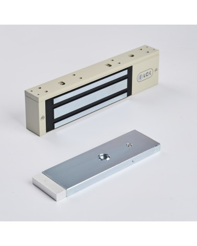 R-Lock RL-EM350-LSG - Электромагнитный замкок, 350кг, DC12/24B, цвет серый, RAL7032 (галечный серый), два датчика втроены в корпус замка: датчик Холла и магнито-контактный датчик в Петропавловске-Камчатском Электромагнитные замки Pintop.ru