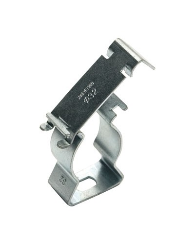 Держатель с крышкой D20 оцинкованная сталь DKC 6044-A20 в Петропавловске-Камчатском Держатели, клипсы, скобы Pintop.ru