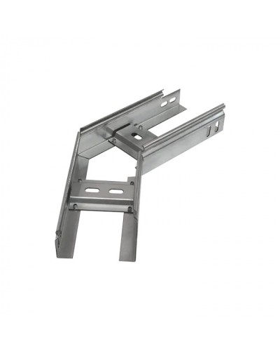 Угол горизонтальный 45 градусов лестничный 400х150 (1,2 мм) Промрукав (PR08.5264) в Петропавловске-Камчатском Аксессуары для лотков Pintop.ru