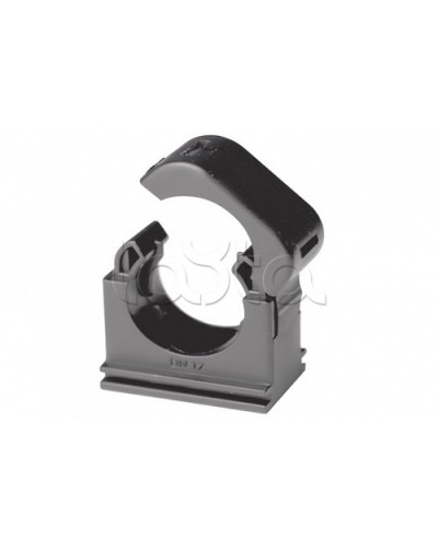 Держатель с крышкой DN 7 мм, полиамид, цвет чёрный DKC PASW07N в Петропавловске-Камчатском Крепежные изделия Pintop.ru