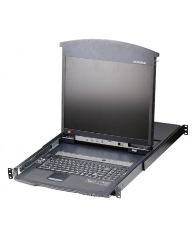 KVM консоль с переключателем ATEN KL1516AN-AXA-RG в Петропавловске-Камчатском Системы видеонаблюдения Pintop.ru